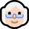 Old Woman - Light emoji on Microsoft